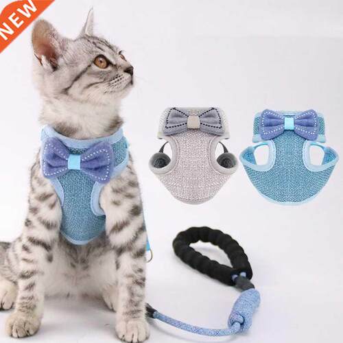 Cat Harness and Leash Lead Rope Adjustable Breathable Mesh