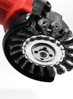 Knotted Bench Steel Wire Brush Deburring Derusting Angle Gri