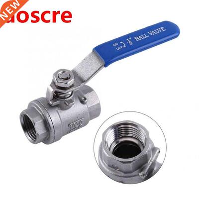 1/2 IN NPT Bll Vlve Full Port 2 Wy Rotry Lever Stinles