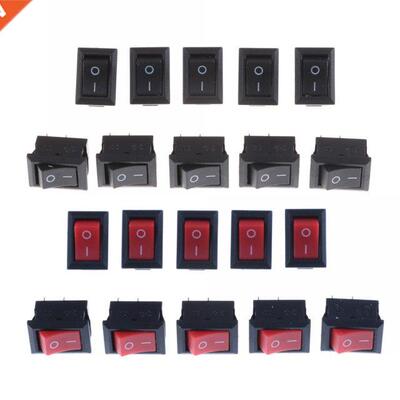 10pcs/lot Rocker Switches 2 Pin 10x15mm SPST ON/OFF Solderin