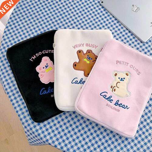 Korean Bear Tablet Sleeve Case Bag For Mac IPad Pro 9.7 10.2