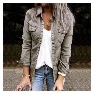 With Coat Fur Length Mid Women New Shirt Jacket