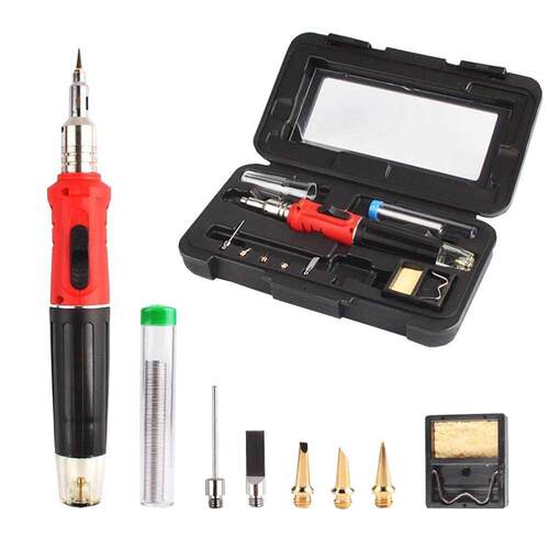 Brand New 10 In 1 Professional Butane Gas Soldering Iron Wel