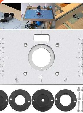 Trimming Mchine Router Tble Insert Plte Woodworking Bench