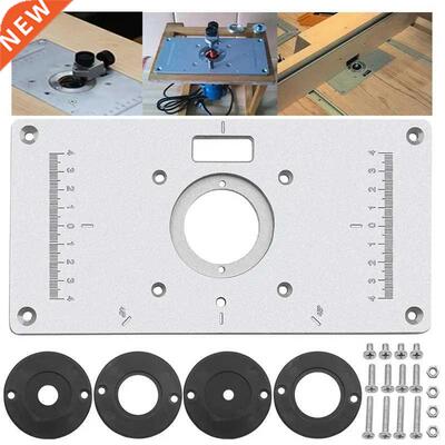 Trimming Mchine Router Tble Insert Plte Woodworking Bench