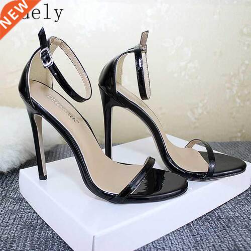 Women Sandal Shoes Dress Leather High Heels Woman High Heel