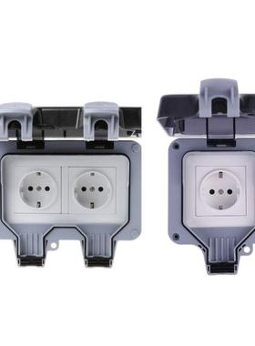Outdoor Sockets Waterproof, Wall Electrical Outlets, IP66 Sw