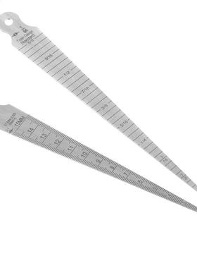 1-15mm Taper Gauge Aperture Scale Wedge Feeler For Hole Tape
