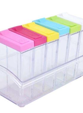 Spice Containers Seasoning Box Transparent and Visible Sturd