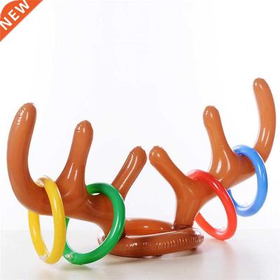 2018 Tops Quality Inflatable Reindeer Christmas Gifts Hat An