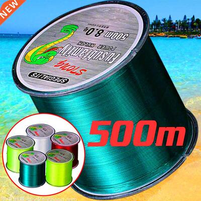 500m Fishing Line 2.64LB-39LB Fluorocarbon Coating reatment