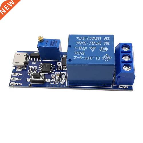1Piece 5V-30V Micro USB Power Adjustable Delay Relay Timer C