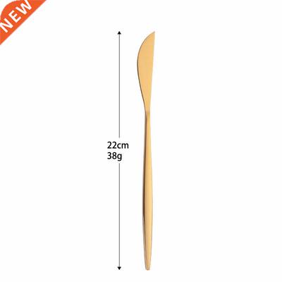 Mirror Golden Stainless Steel Cutlery Set Children's For