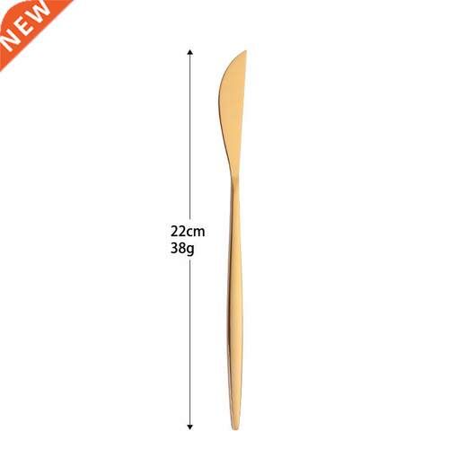 Mirror Golden Stainless Steel Cutlery Set Children's For