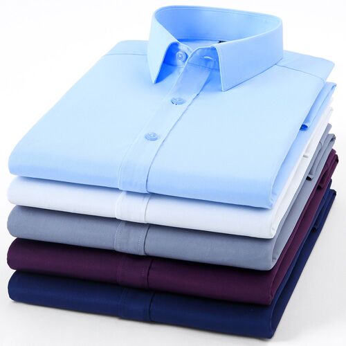 Top Quality Men Dress Shirt Non Iron Fashion Long Sleeve Bus
