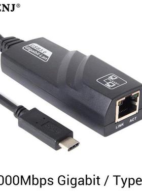 Black 1000Mbps Ethernet LAN Network Adapter Cable For PC K L