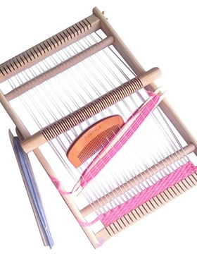 Large Size DIY Hand Knitting Wooden Loom Toys Children Weavi