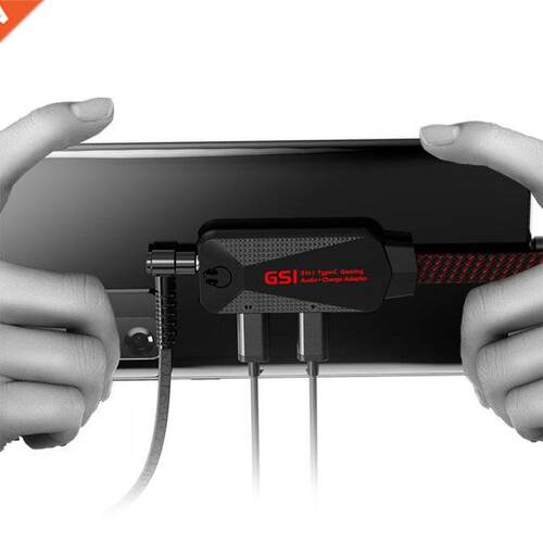 3 in 1 Hi-Res Mobile Gaming Sound Card Type C PD QC Fast Cha