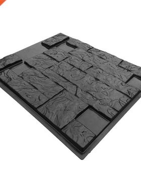 Vertical Concrete Stamps Wall Concrete Plaster Garden House