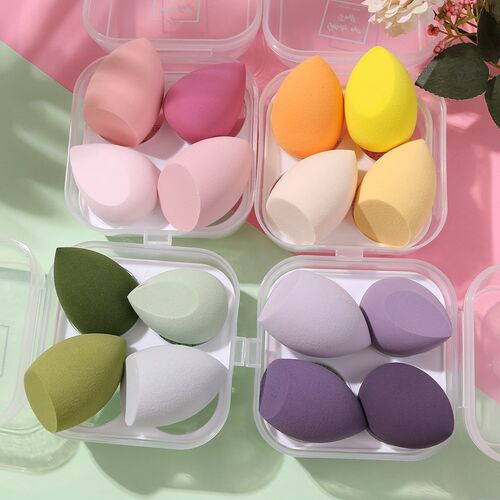 4/pcs New Beauty Egg Set Gourd Water Drop Puff Makeup Puff S