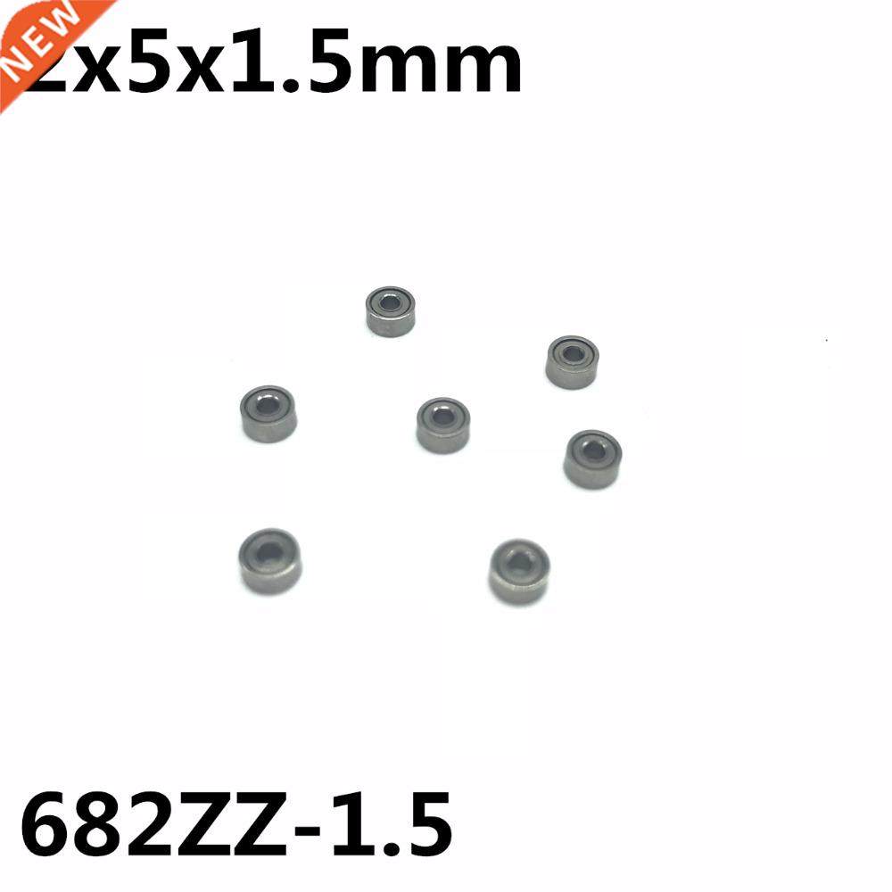 10Pcs 682ZZ-1.5 2x5x1.5 mm Deep groove ball being Miniatur