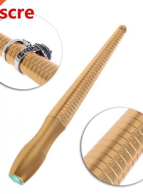 Smooth Copper Metal Ring Gauge Mandrel Sizer Measure Jewelry