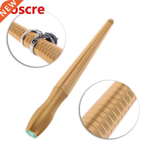 Smooth Copper Metal Ring Gauge Mandrel Sizer Measure Jewelry