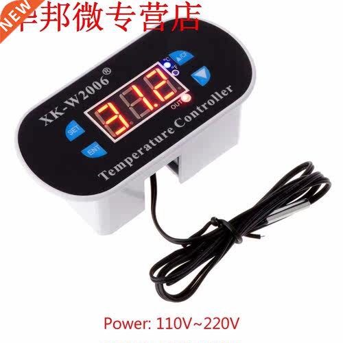 Waterproof AC 110V-220V C/F Digital Thermostat Temperature A