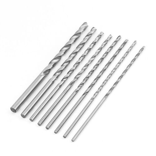 8pcs Extra Long speed Steel Straight Shank Twist Drill Bit T