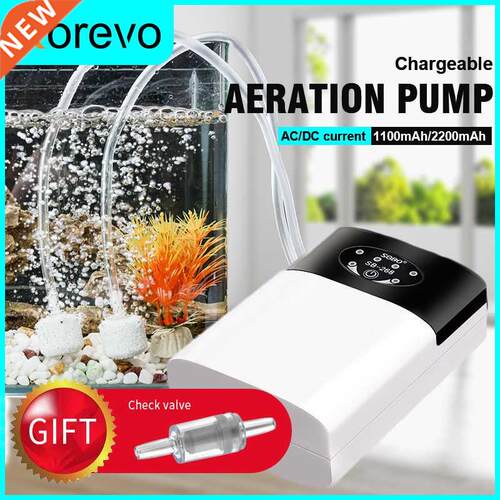 Dual-Purpose Aquarium Oxygen Pump Practical Exhaust USB Char
