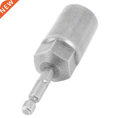 Gray 80x19mm Screwdriver Drill Hexagon Nut Driver Socket Bit