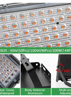 LED Grow Lights for Indoor Plants AC 220V Phyto Lamp with St