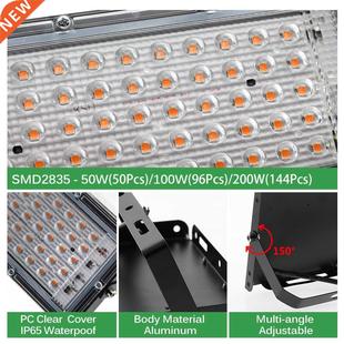 LED Grow Lights for Indoor Plants AC 220V Phyto Lamp with St