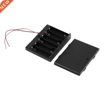6 pcs AA Batteries Storage Case Box Holder With ON/OFF Swith