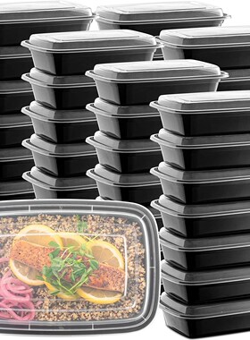 10pcs Plastic  Food Containers Disposable fruit salad  Bento