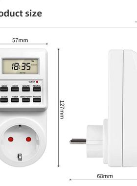 Electronic Digitl Timer Switch Socket Kitchen Timer Outlet
