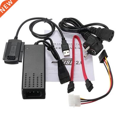 SATA/PATA/IDE to USB 2.0 Adapter Converter Cables Multifunct
