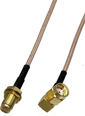 RG316 Cable RP SMA Male Plug Right to RP SMA Female Bulkhead