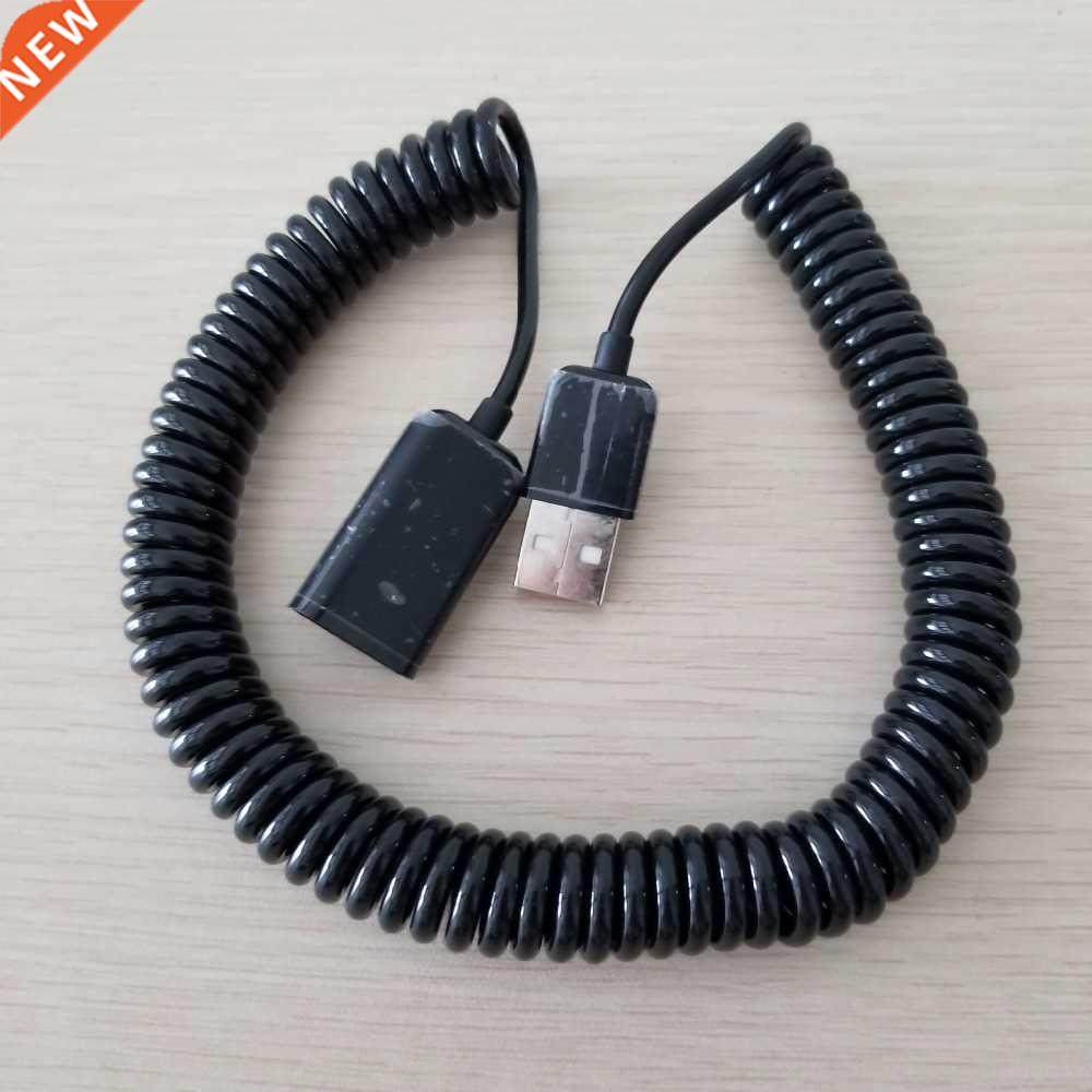 10pcs/lot USB 2.0 Spring Telescopic Data Extension Cable Mal