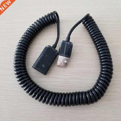 10pcs/lot USB 2.0 Spring Telescopic Data Extension Cable Mal