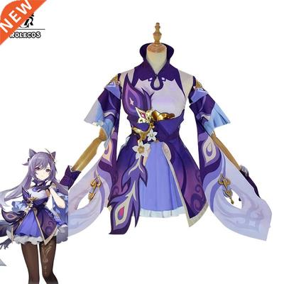 ROLECOS 2020 Genshin Impact Cosplay Costume Keqing Cosplay