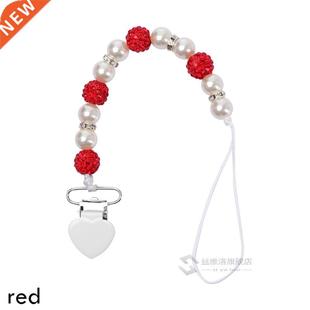 2020 Baby Pacifier Chain Infant Nipple Holder Wooden Beaded