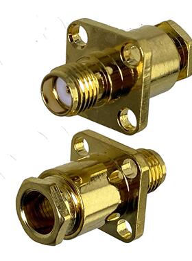 1pcs Connector SMA Female Jack 4 Holes Flange Clamp RG58 RG1