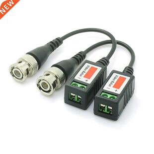 UTP Passive Video Balun Cat5 BNC Male Cable Twisted Pair Tra