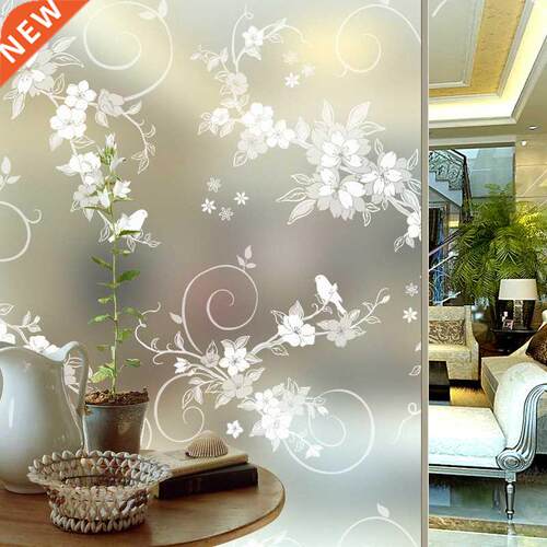 YaJing 3D Matte Window Film Privacy Stained Glass Vinyl Self
