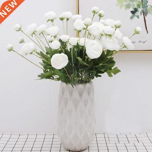 4 Hes White British Noble Royal Family Artificial Ranuncul