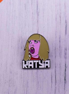 Katya Zamolodchikova Enamel Pin American Drag Queen Actor C