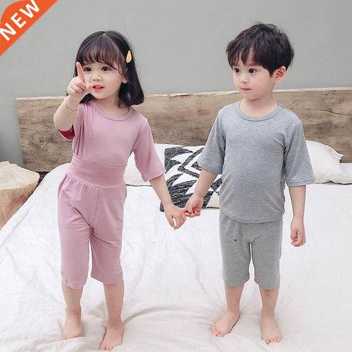 Spring Summer Baby Girls Clothes Pajamas Sets Boy Pyjamas Ki