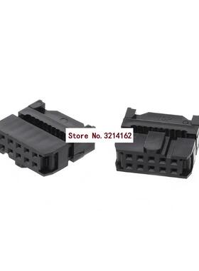 10Pcs FC-10P 2x5Pin Row Pitch 2.54mm IDC Socket Connector Fe