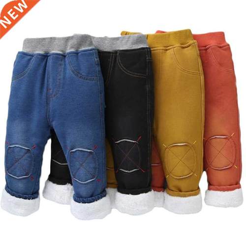 2021 Hot Sale high quality Boys Jeans Casual Child  Velv